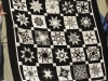 Joyce Luby black and white quilt