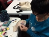 Marie creating her masterpiece