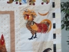Marie Reed Chicken Quilt Closeup